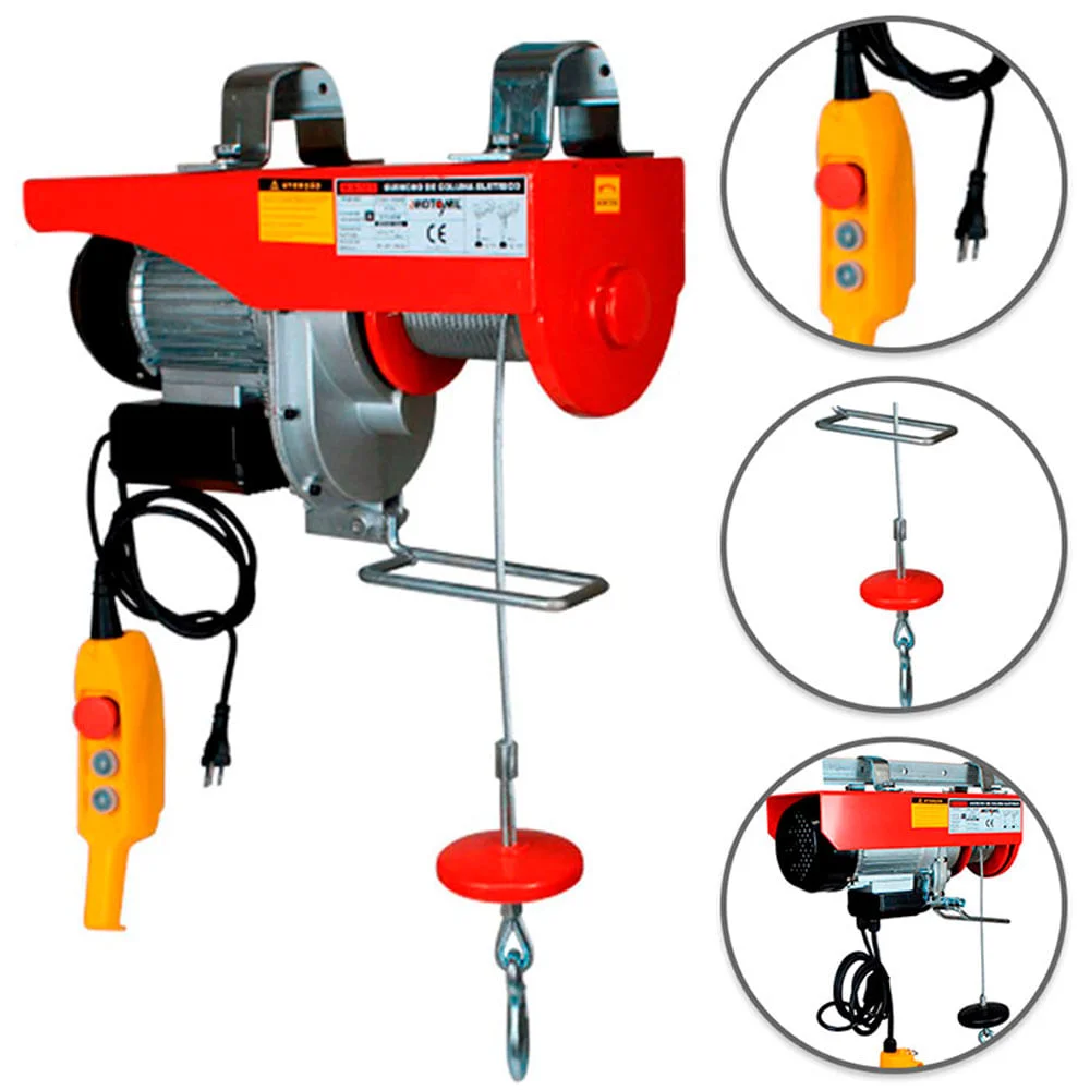 Guincho de Coluna Elétrico 100 a 200Kg Monofásico HA 101 Motomil