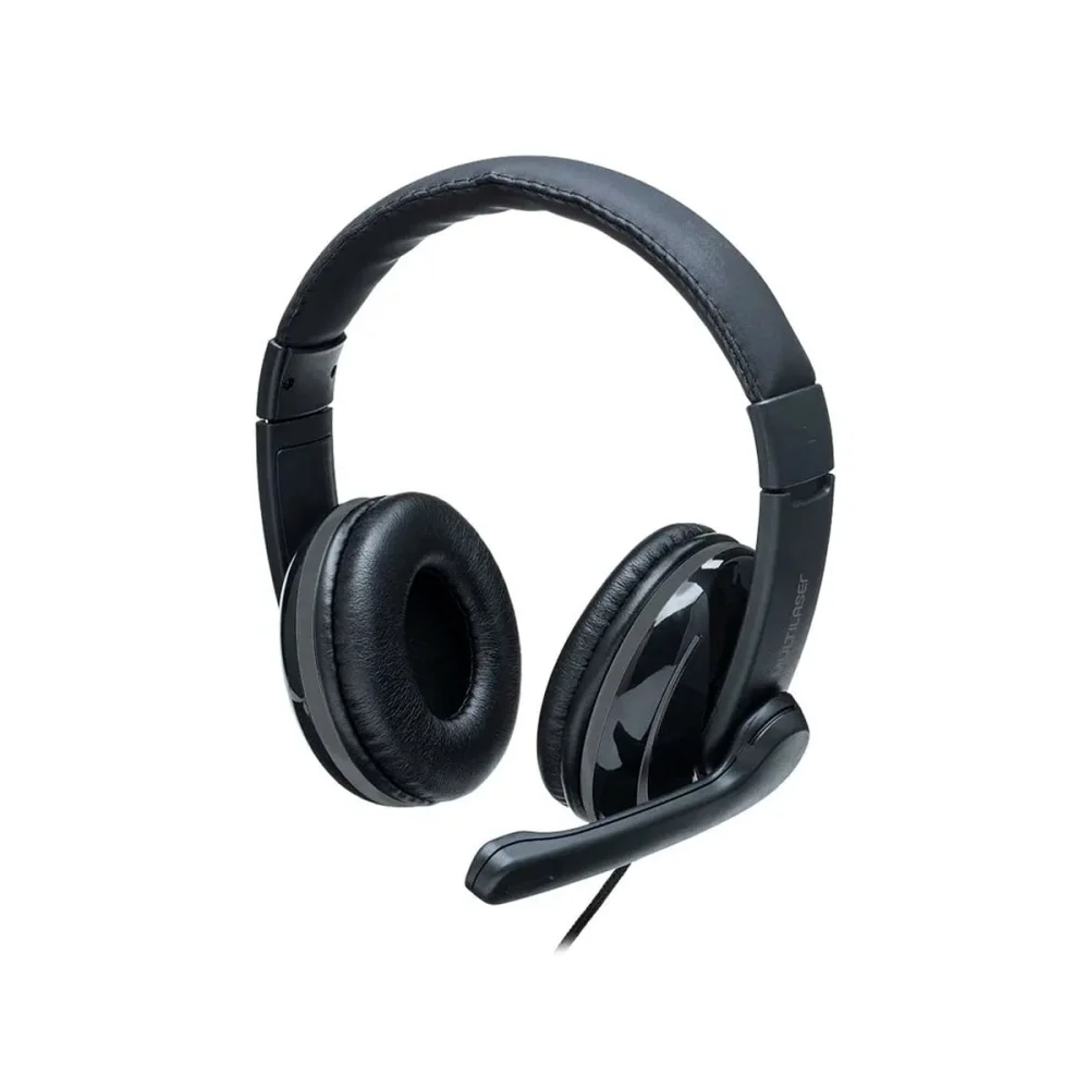 Headset Pro P2 Cabo com Cancelamento de Ruído e Microfone PH316 Multilaser