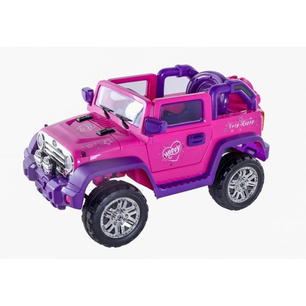 Jipe Elétrico Rali com Controle Remoto Rosa 927500 Bel Brink