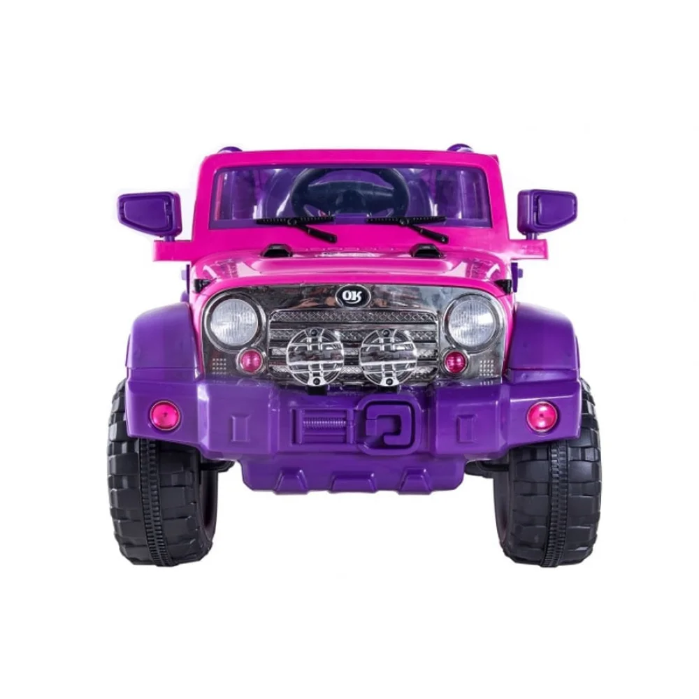 Jipe Elétrico Rali com Controle Remoto Rosa 927500 Bel Brink