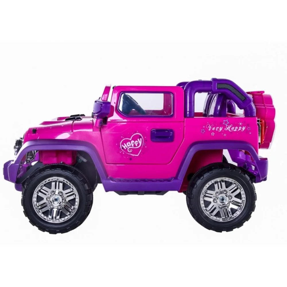 Jipe Elétrico Rali com Controle Remoto Rosa 927500 Bel Brink