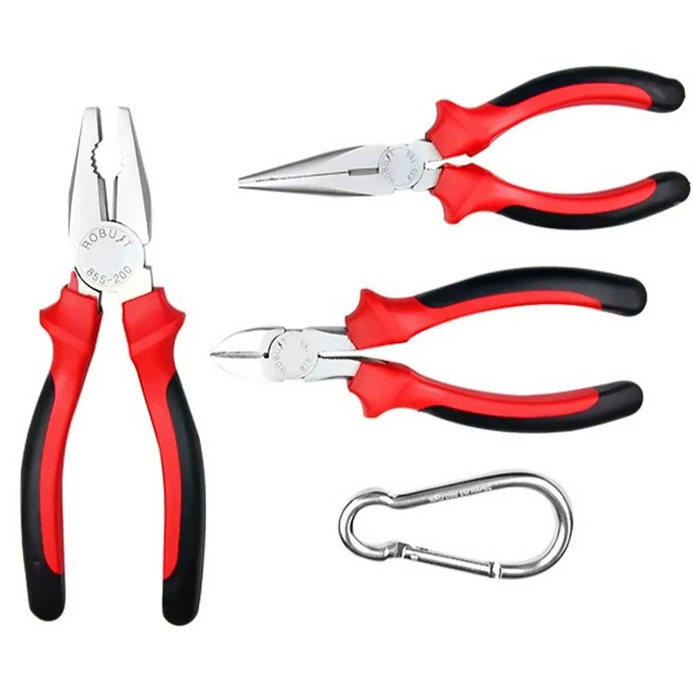 Jogo Alicates Uso Geral JR860 62300 Robust