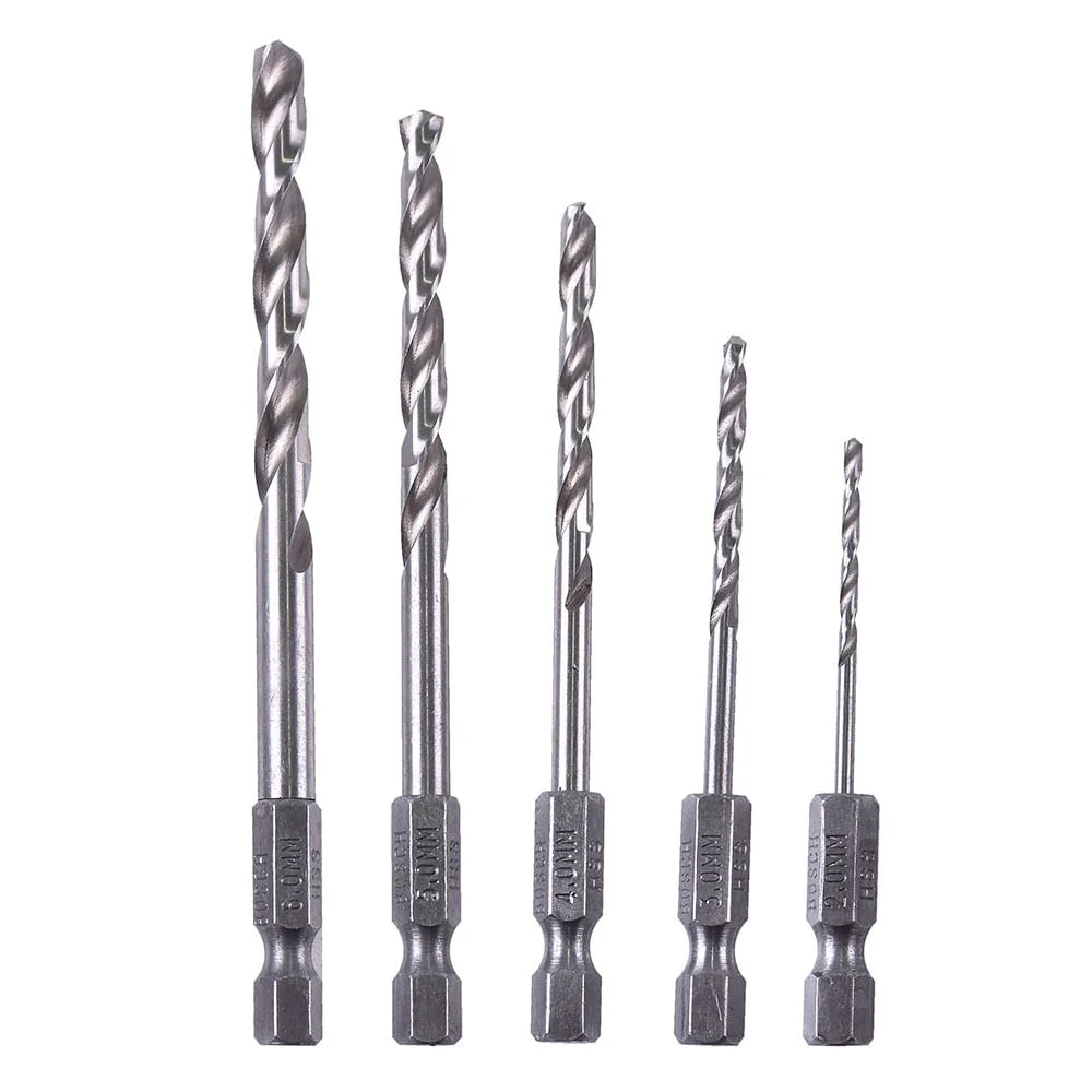 Jogo Brocas de Aço Rápido Hss-G 2 à 6mm 5 Peç Bosch