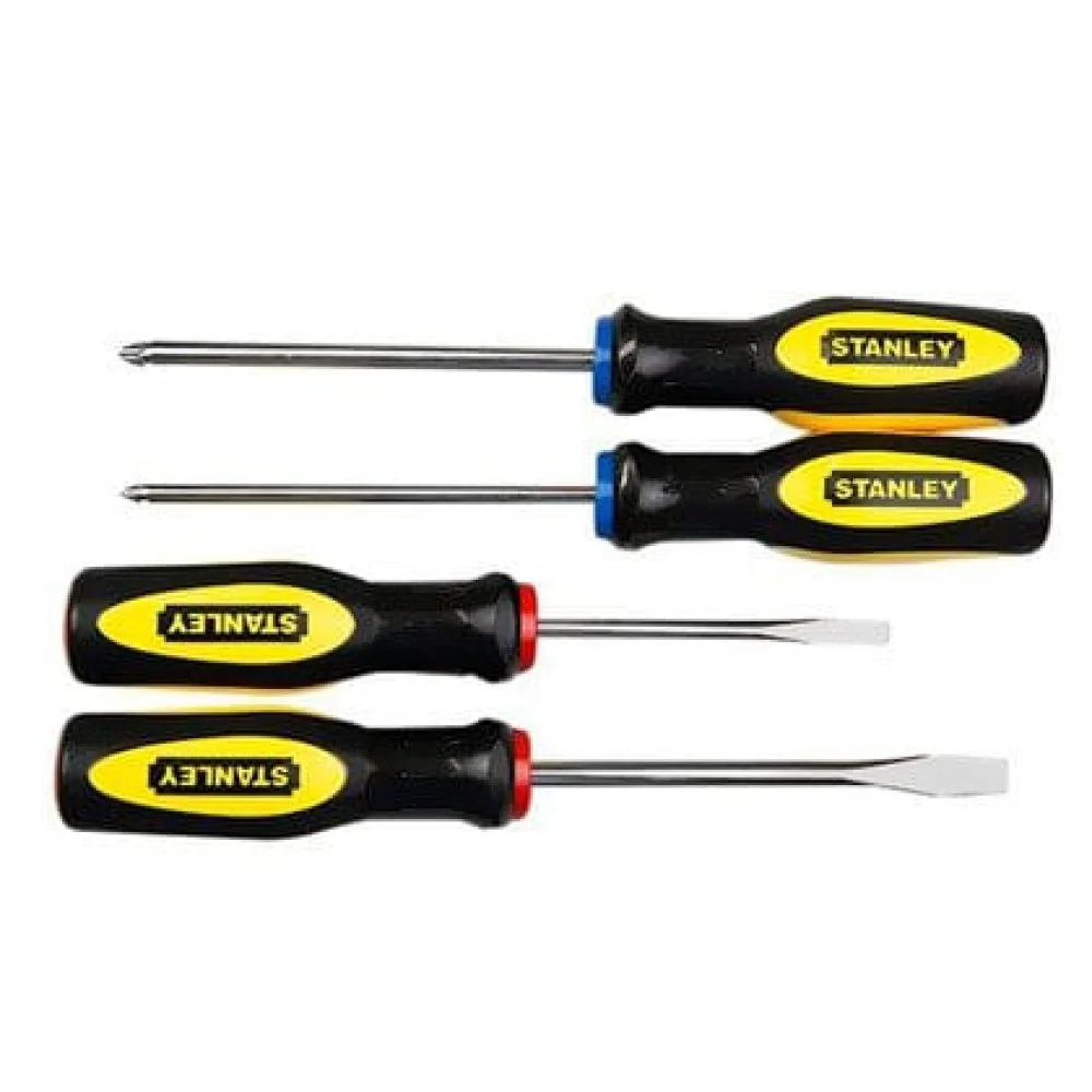 Jogo com 4 Chaves Básicas Fenda e Philips 60-040U Stanley