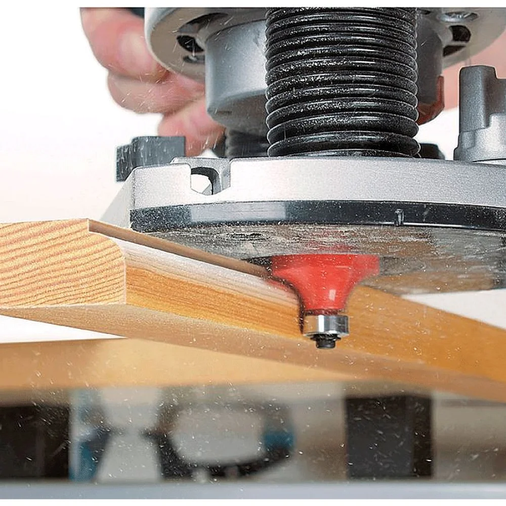 Jogo com 5 Fresas para Tupia Perfil Redondo 875400 Wolfcraft