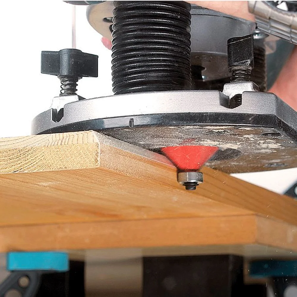 Jogo com 5 Fresas para Tupia Perfil Redondo 875400 Wolfcraft