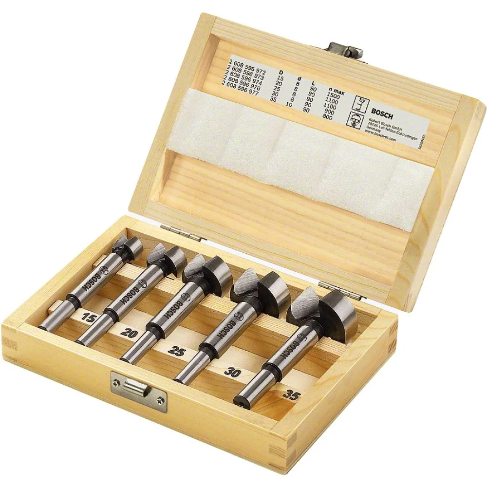 Jogo de 5 Brocas Forstner Bosch
