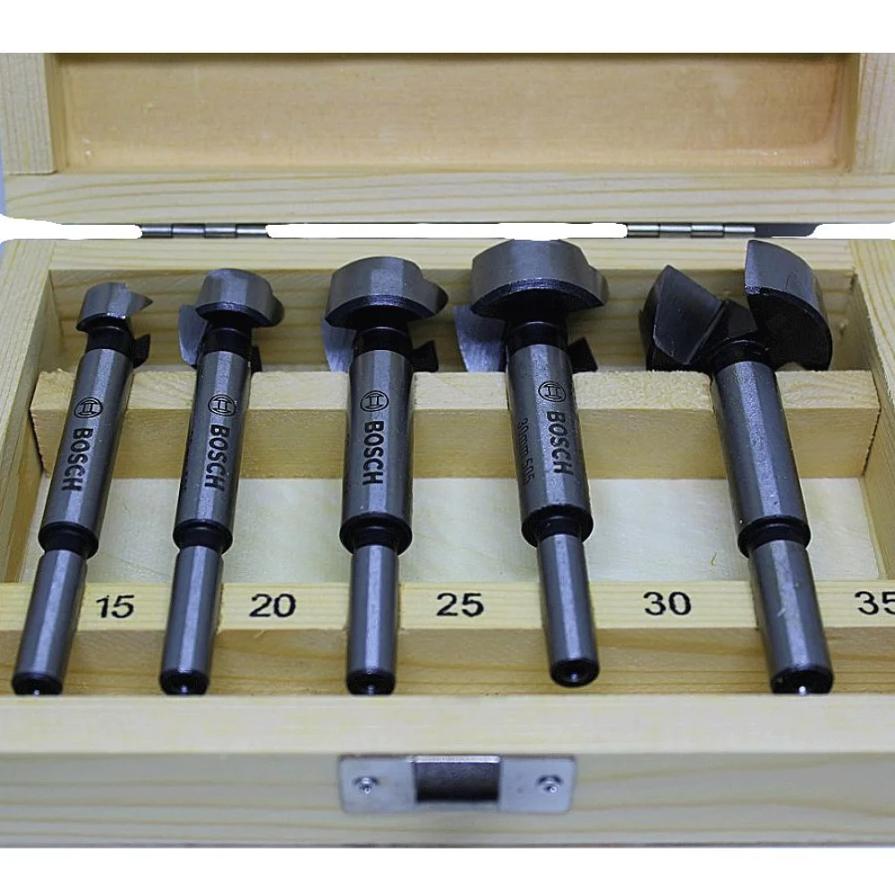 Jogo de 5 Brocas Forstner Bosch