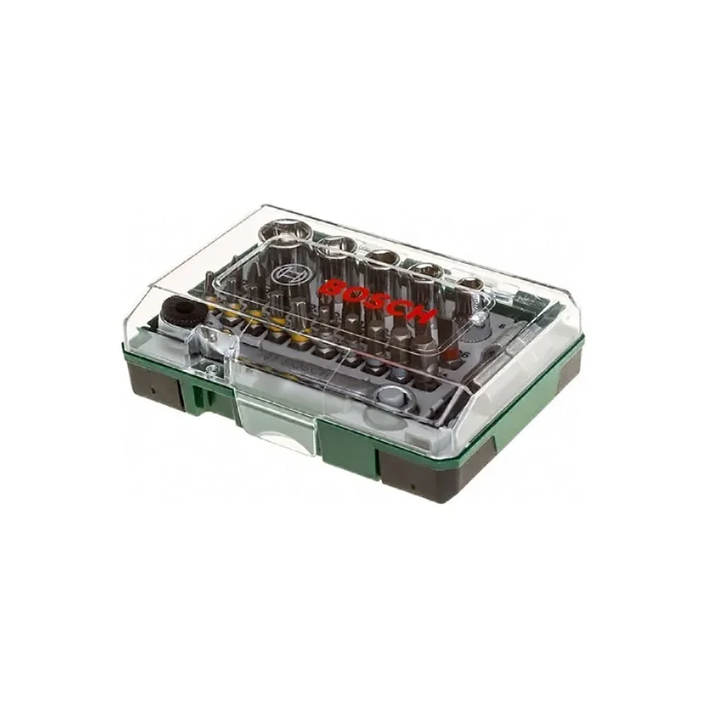 Jogo de Bits 27 Peç e Chave Catraca Bosch