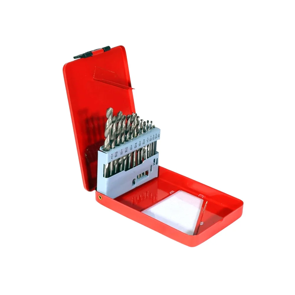 Jogo de Brocas Helicoidais Aço Rápido com Haste Cilíndrica F000998 Ipiranga