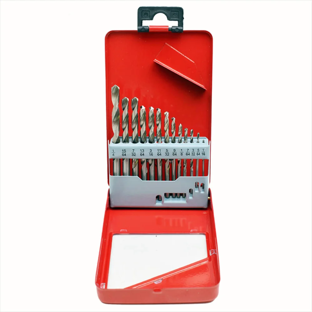 Jogo de Brocas Helicoidais Aço Rápido com Haste Cilíndrica F000998 Ipiranga