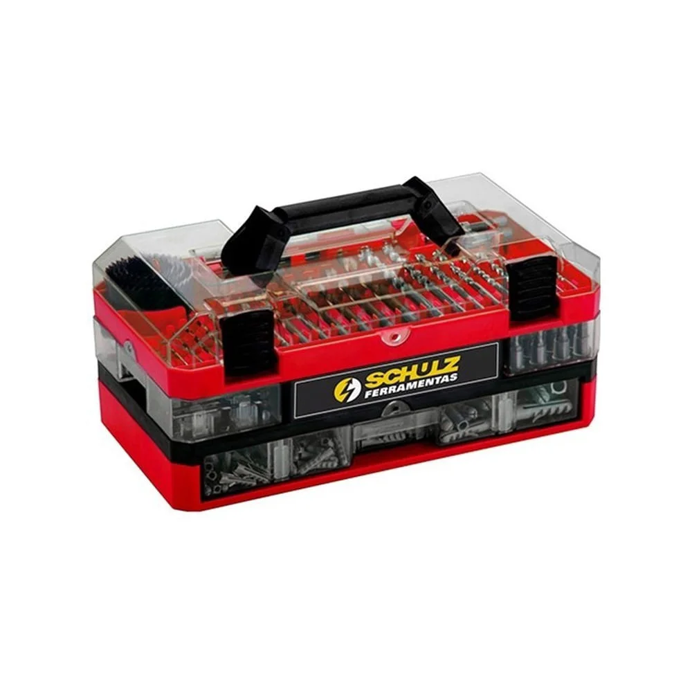 Jogo de Brocas Helicoidais e Acessórios 407 Peç 929.0561-0 Schulz