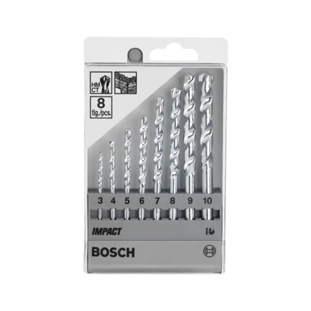 Jogo de Brocas para Concreto CYL-1 Bosch 8 Peças