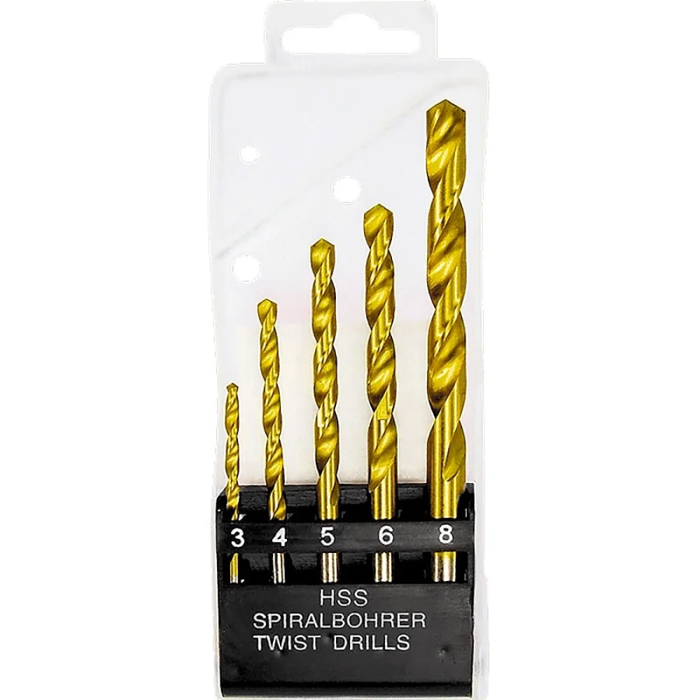 Jogo de Brocas para Metal 3 à 8mm 723839 MTX 5 Peç