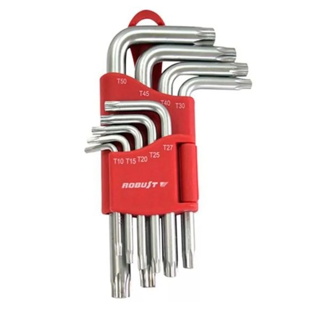 Jogo de Chave Allen Curtas Vazadas Hexalobular 430TXB-9 061750 Robust