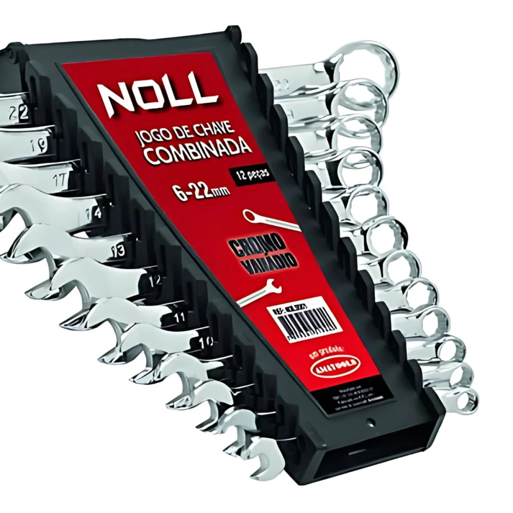 Jogo de Chave Combinada 6 à 22mm 12 Peç