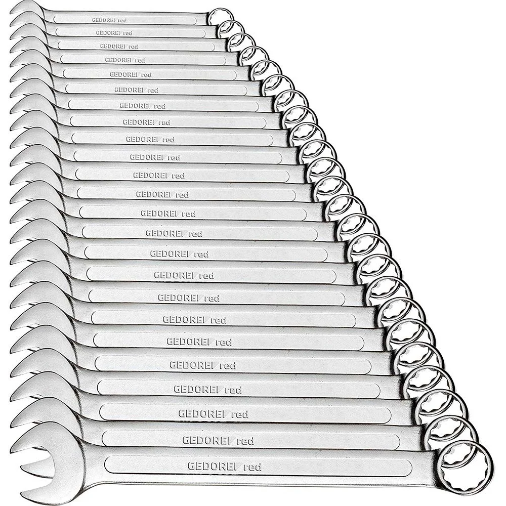 Jogo de Chave Combinada 6 à 32mm 24 Peç R09105024 3300995 Gedore Red