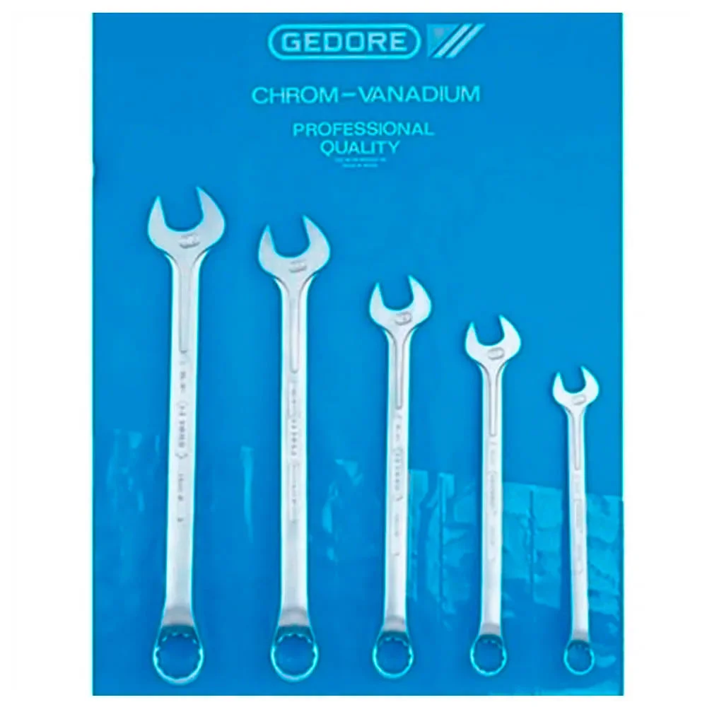 Jogo de Chave Combinada de 6 a 17mm 002607 Gedore 5 Peç