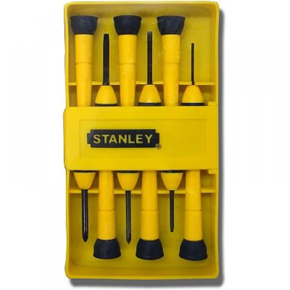 Jogo de Chave Fenda/Phillips de Precisão 6 Peç - 66-052 - Stanley Jogo de Chave Fenda/Phillips de Precisão 6 Peç - 66-052 - Stanley