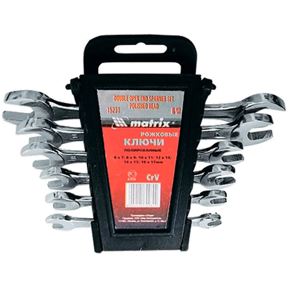 Jogo de Chave Fixa Cromada 6 à 17mm 152319 Sparta 6 Peç