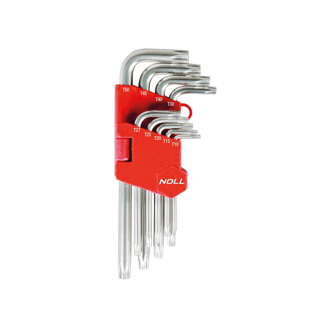Jogo de Chave Torx T10 à T50 9 Peç