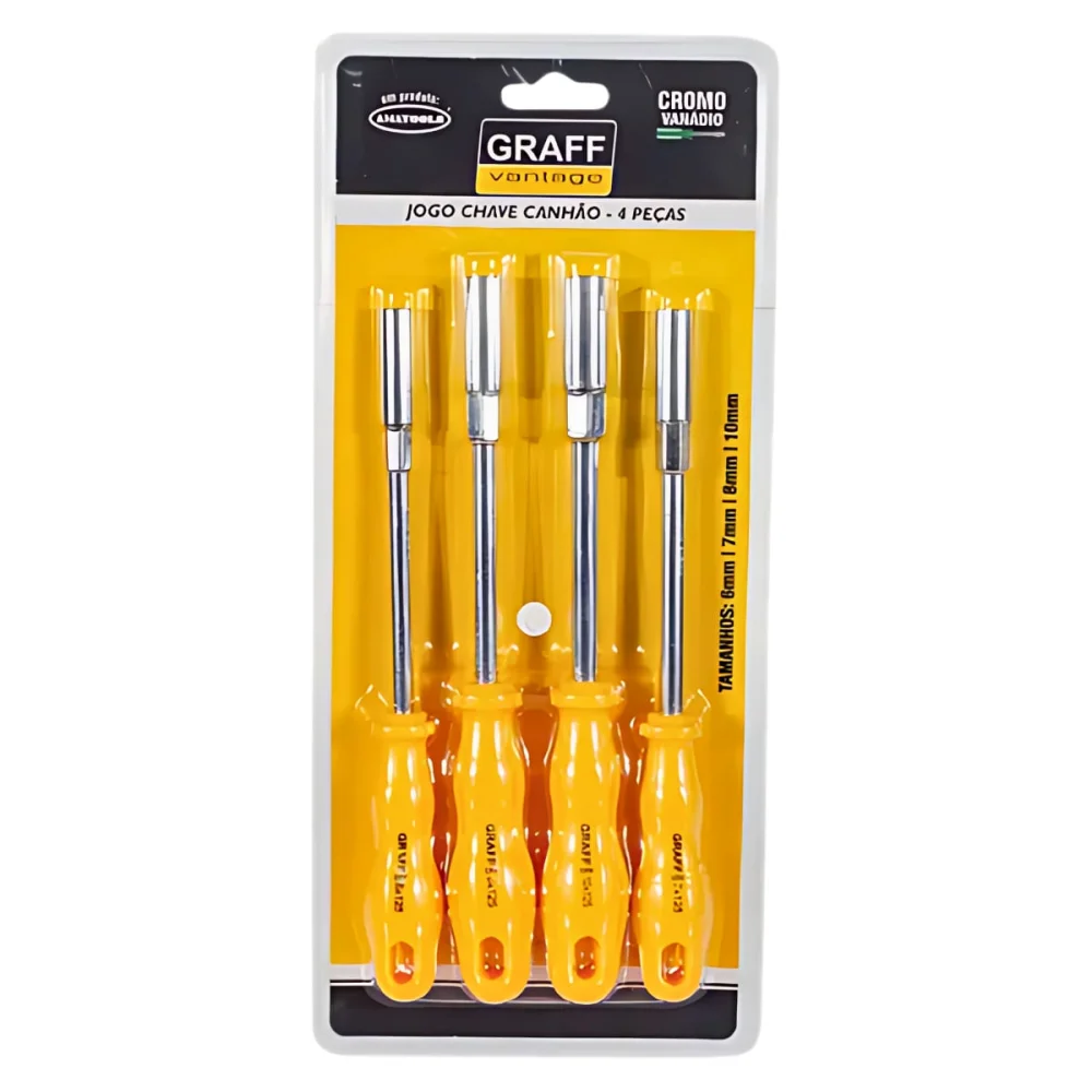 Jogo de Chaves Canhão 4 Peç Graff Vantage