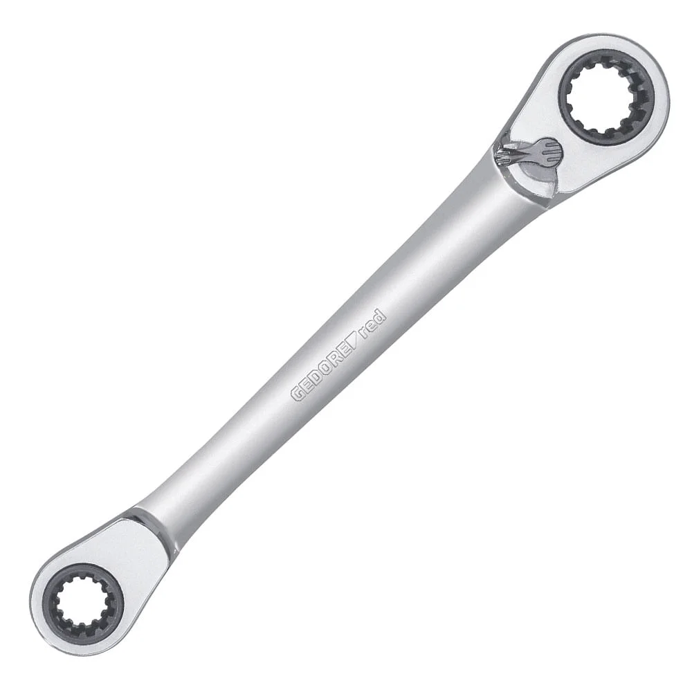 Jogo de Chaves Estrela Plana com Catraca 3300899 Gedore 2 Peç