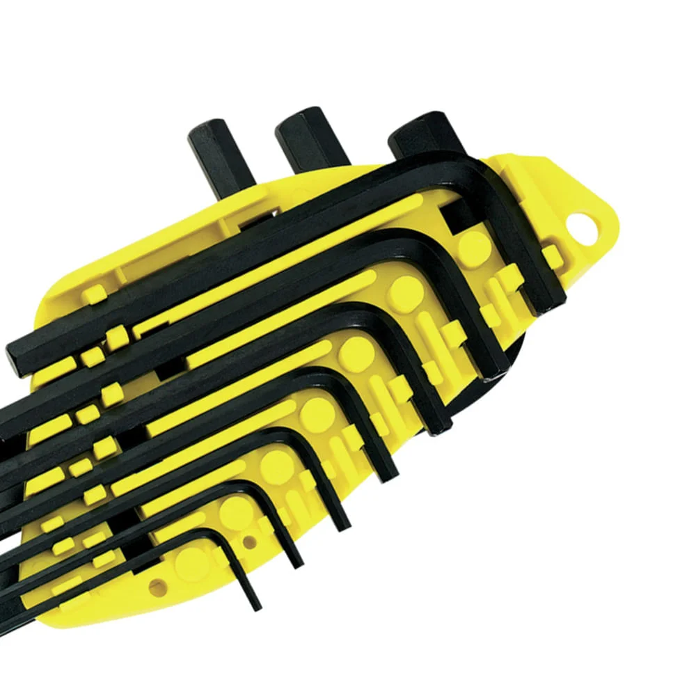 Jogo de Chaves Hexagonais em Polegadas 69-254 Stanley 10 Peças