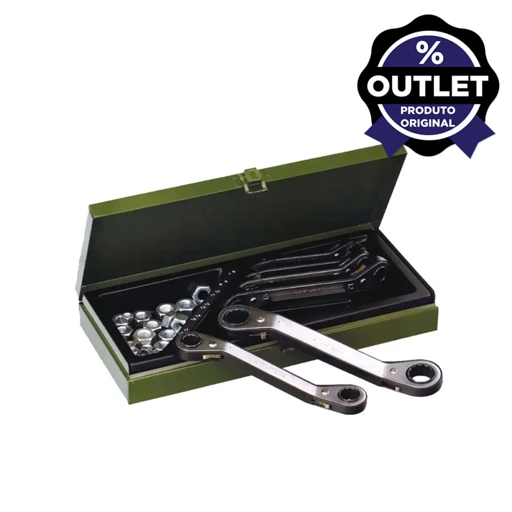 Jogo de Chaves para Porcas de Cabeça Hexagonal de 6 a 19 mm 23231 Proxxon Outlet