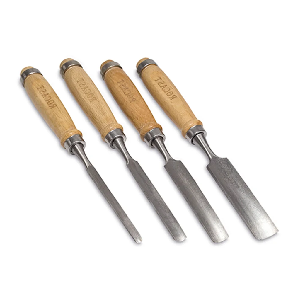 Jogo de Formões Goivados 4 Peç 1770011 Amatools