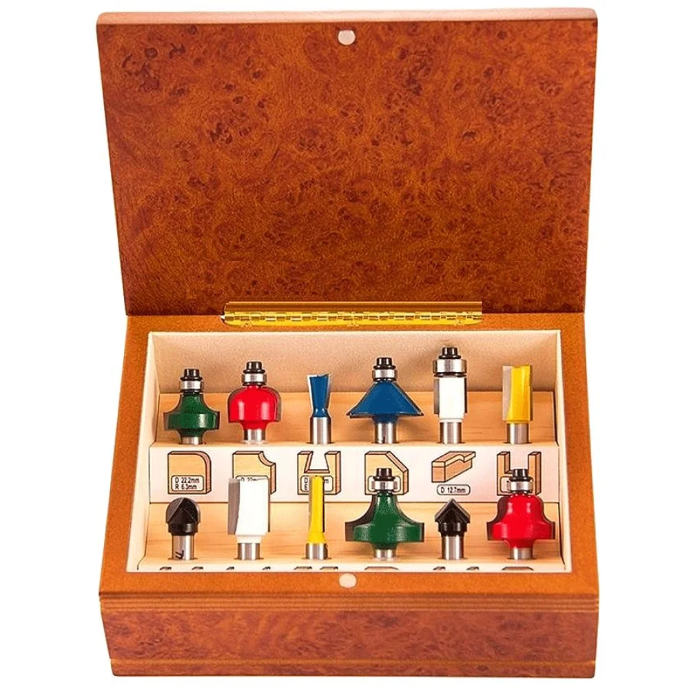 Jogo de Fresas 6mm com 12 peç A-87921 Makita