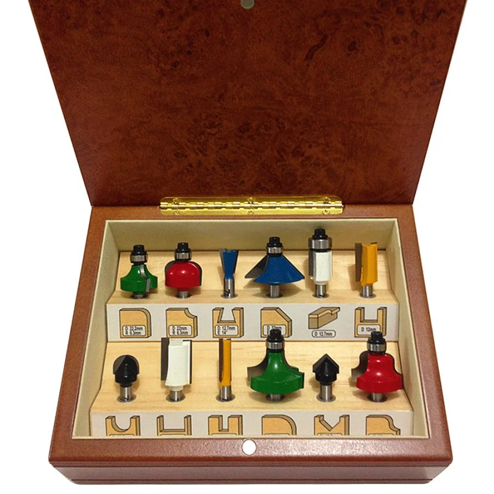 Jogo de Fresas 6mm com 12 peç A-87921 Makita