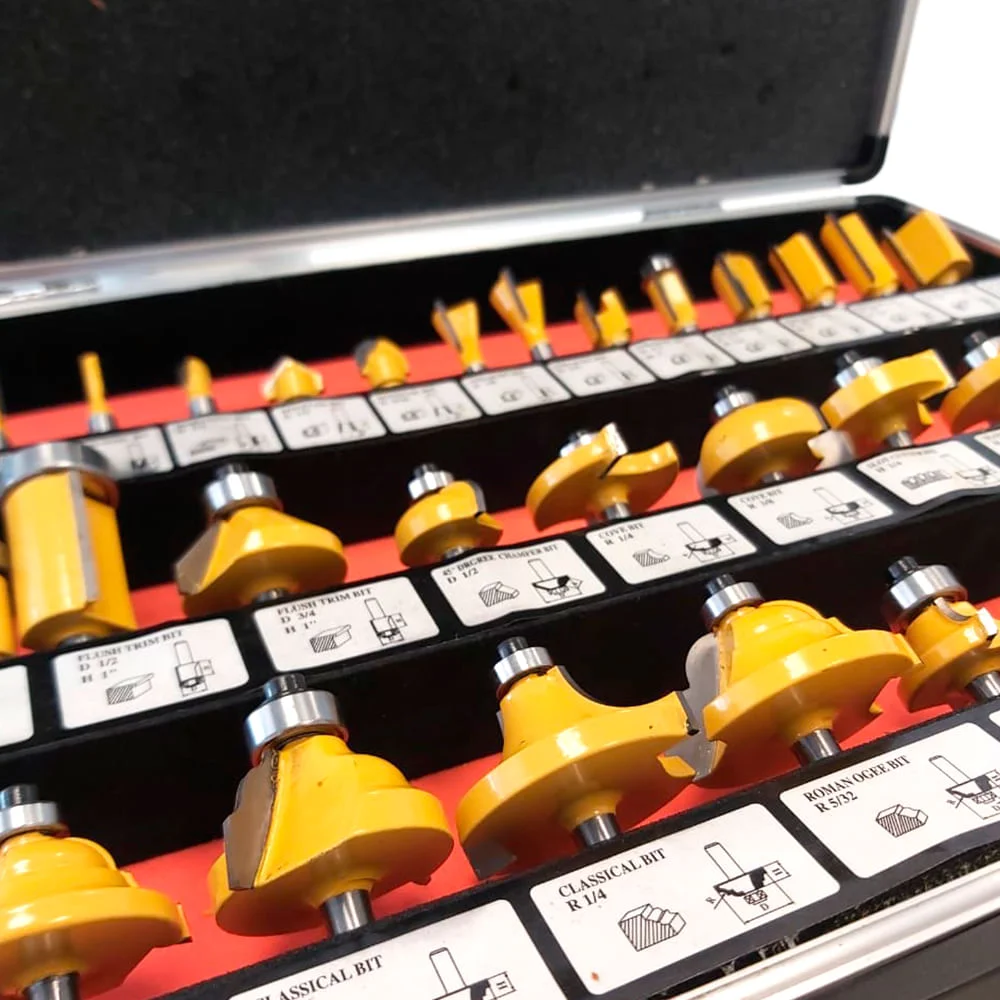 Jogo de Fresas para Madeira 6mm NKF 35 peç