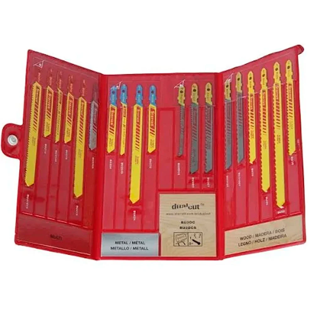 Jogo de Lâminas de Serra Tico Tico Encaixe Unificado BU4 Starret 19 Peç