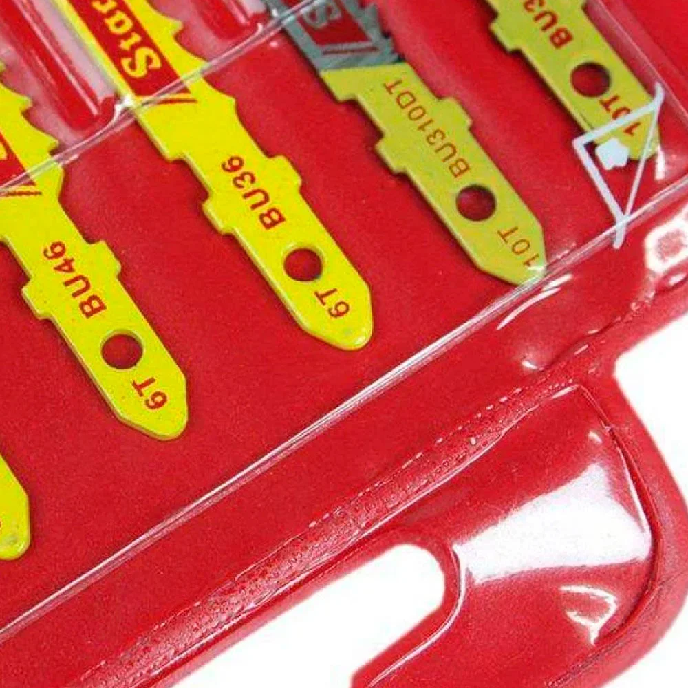 Jogo de Lâminas de Serra Tico Tico Encaixe Unificado BU4 Starret 19 Peç