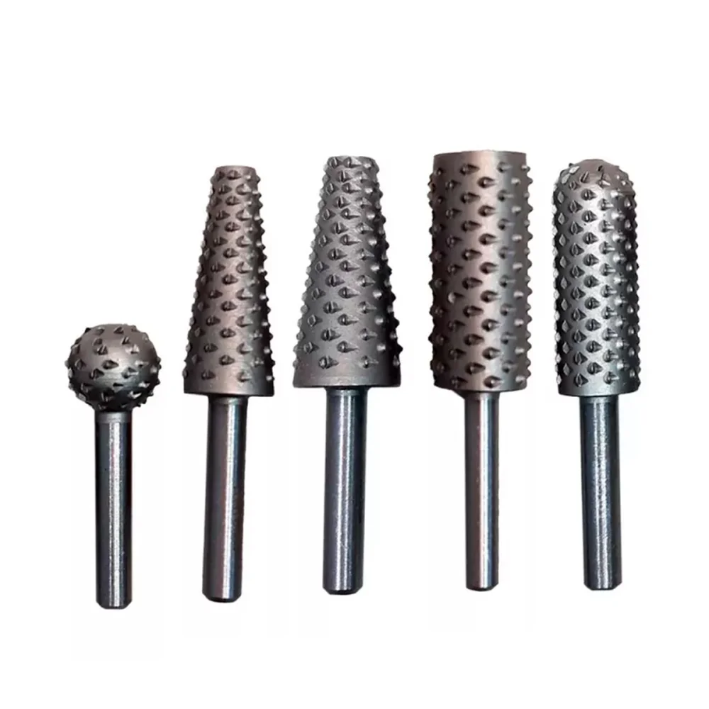 Jogo de Limas Grosa Rotativa para Madeira 5 Peç 450139 Amatools