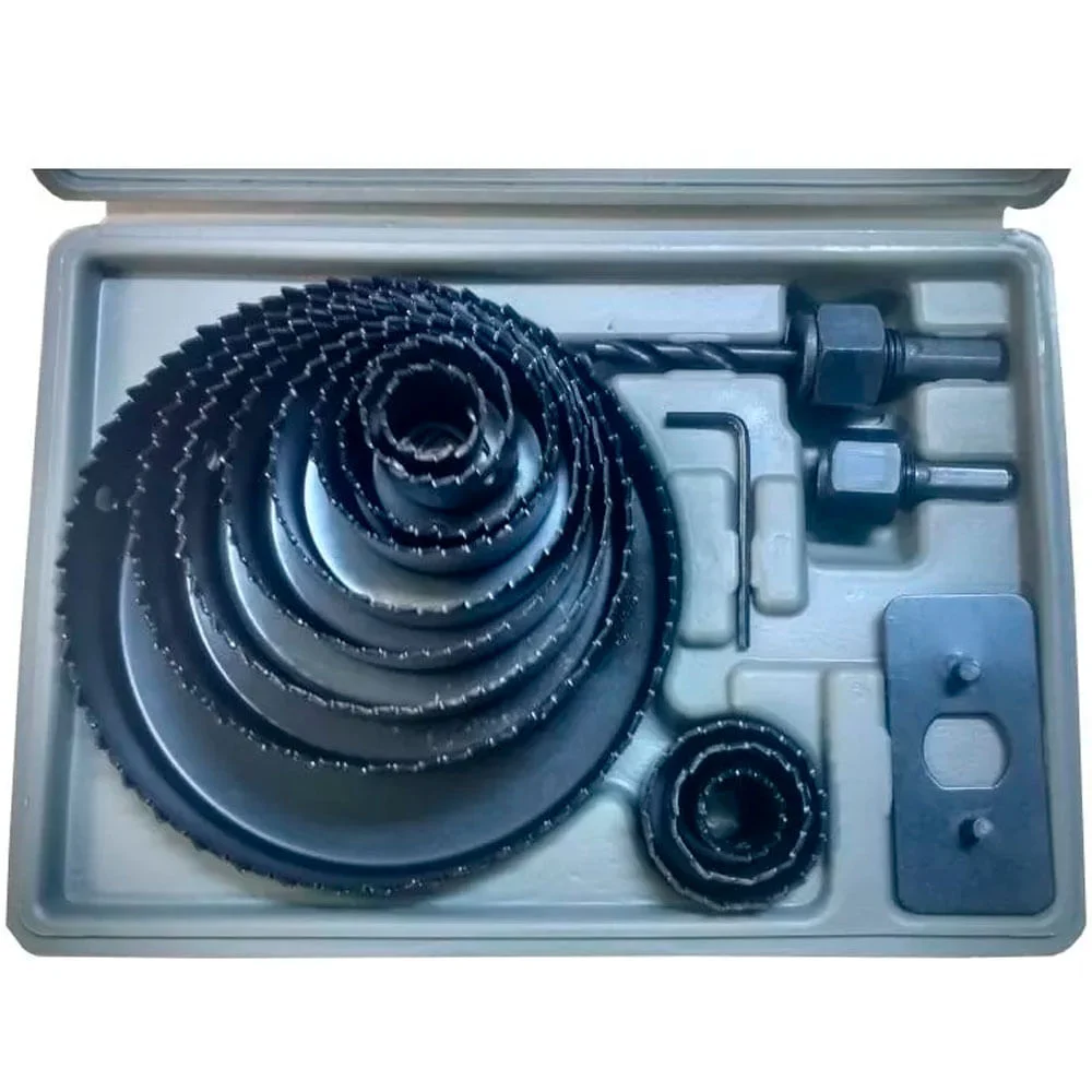 Jogo de Serras Copo 19 à 127mm para Madeira 16 peç 704729 MTX