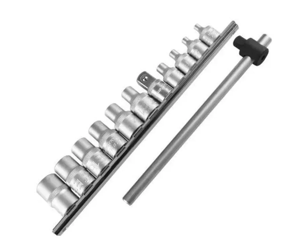 Jogo de Soquetes com Perfil Torx 502 12 Peç 060355 Robust