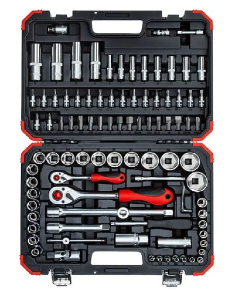 Jogo de Soquetes Sextavados 94 Peç R46003094 3300057 Gedore Red