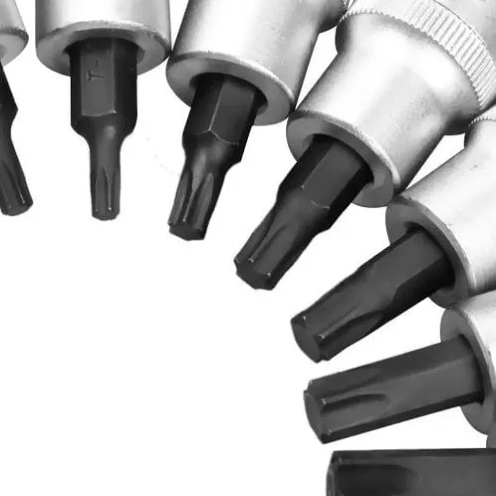 Jogo de Soquetes Torx Macho 7 Peç 1/2 Pol TORX504 60357 Robust