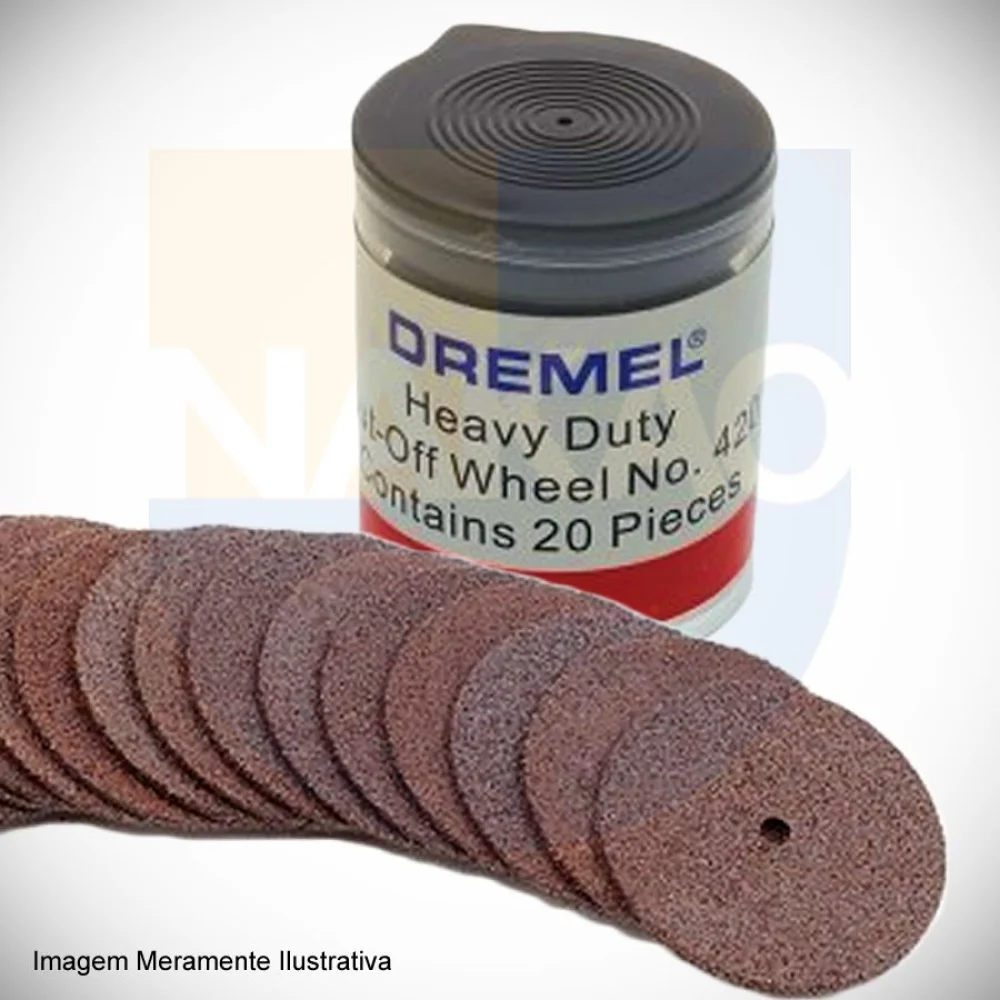 Jogo Discos de Corte 24mm 420 20 Unidades 2615000420 Dremel
