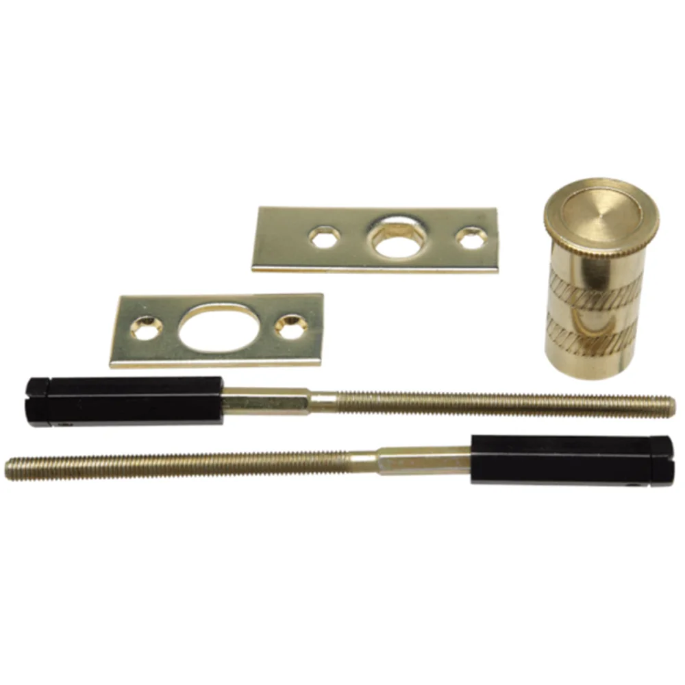 Jogo Segurança Piso e Teto Cromado 652 Keso