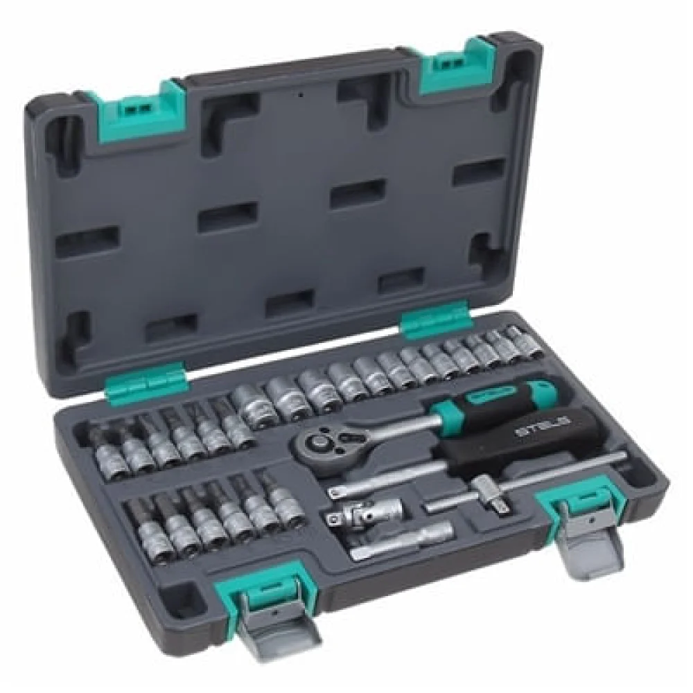 Jogo Soquete Encaixe 1/4 1410055 Stels 29 Peç