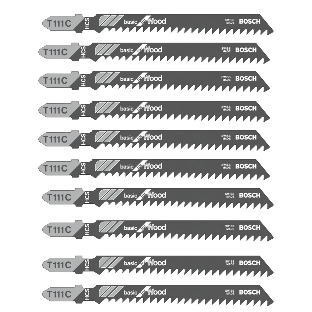 Kit 10 Lâminas de Serra Tico Tico T111C Bosch