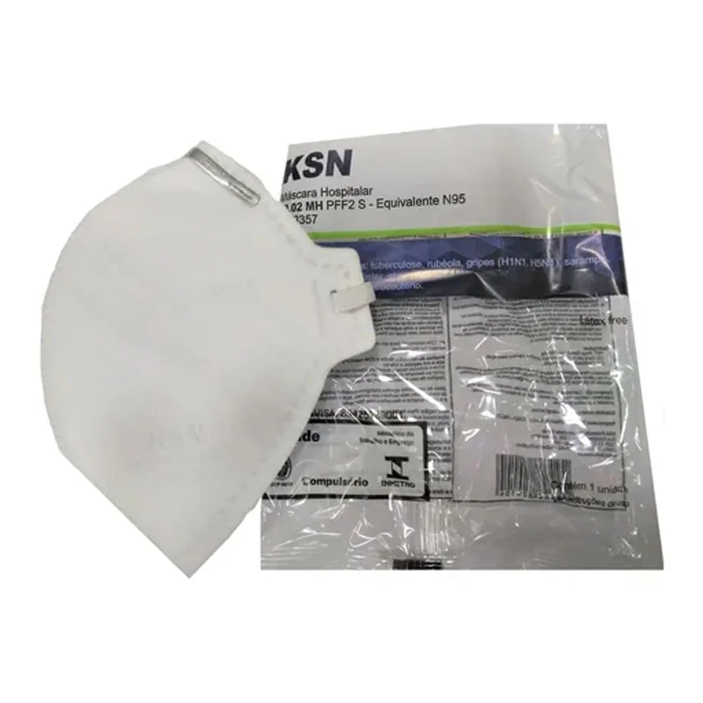 Kit 10 Máscaras Hospitalar Modelo PFF2 S 10.02 MH KSN