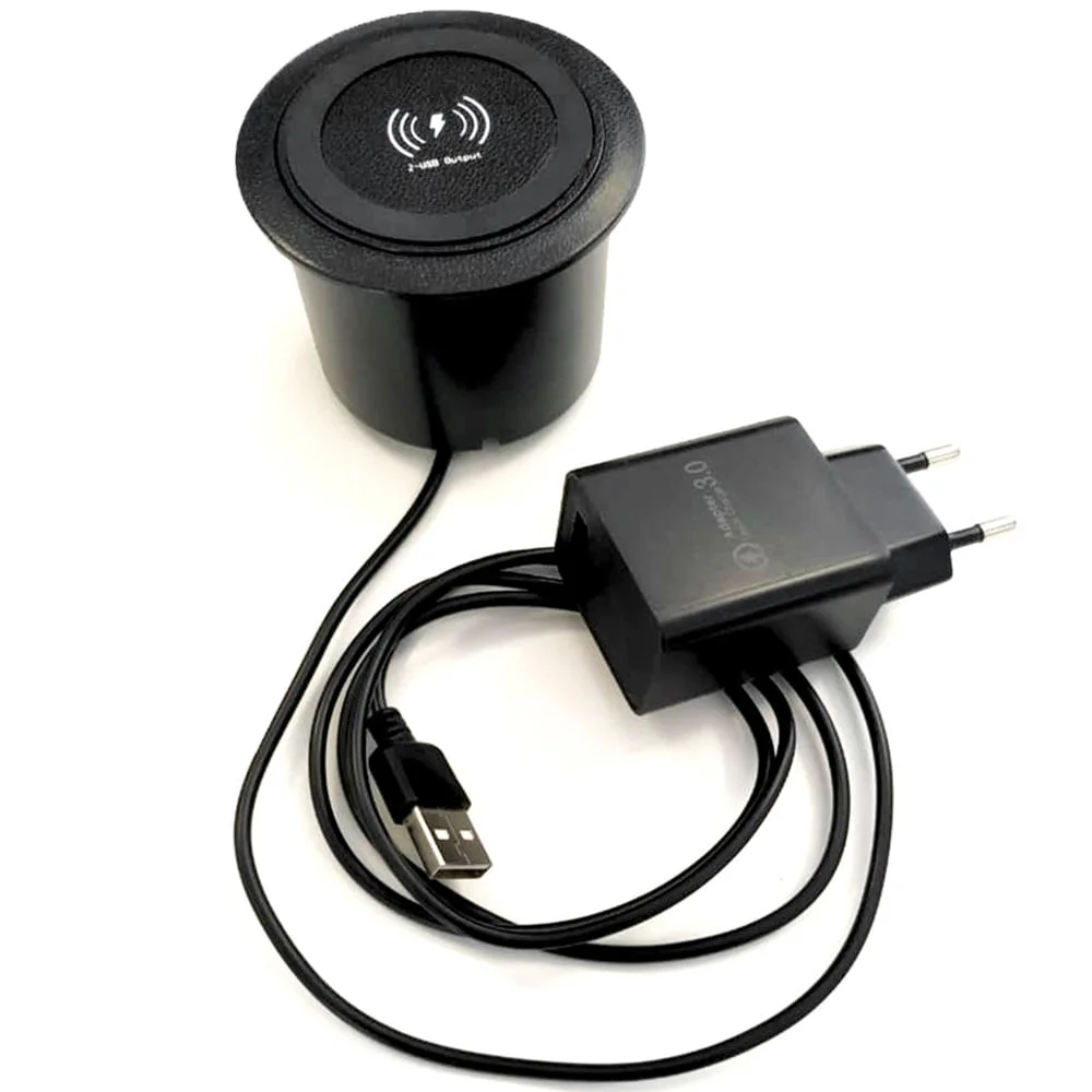 Kit 2 Carregadores de Celular sem Fio USB Wireless