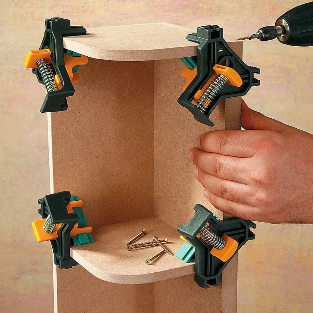 Kit 2 Cartelas Sargento Clip Angular 305100 Wolfcraft