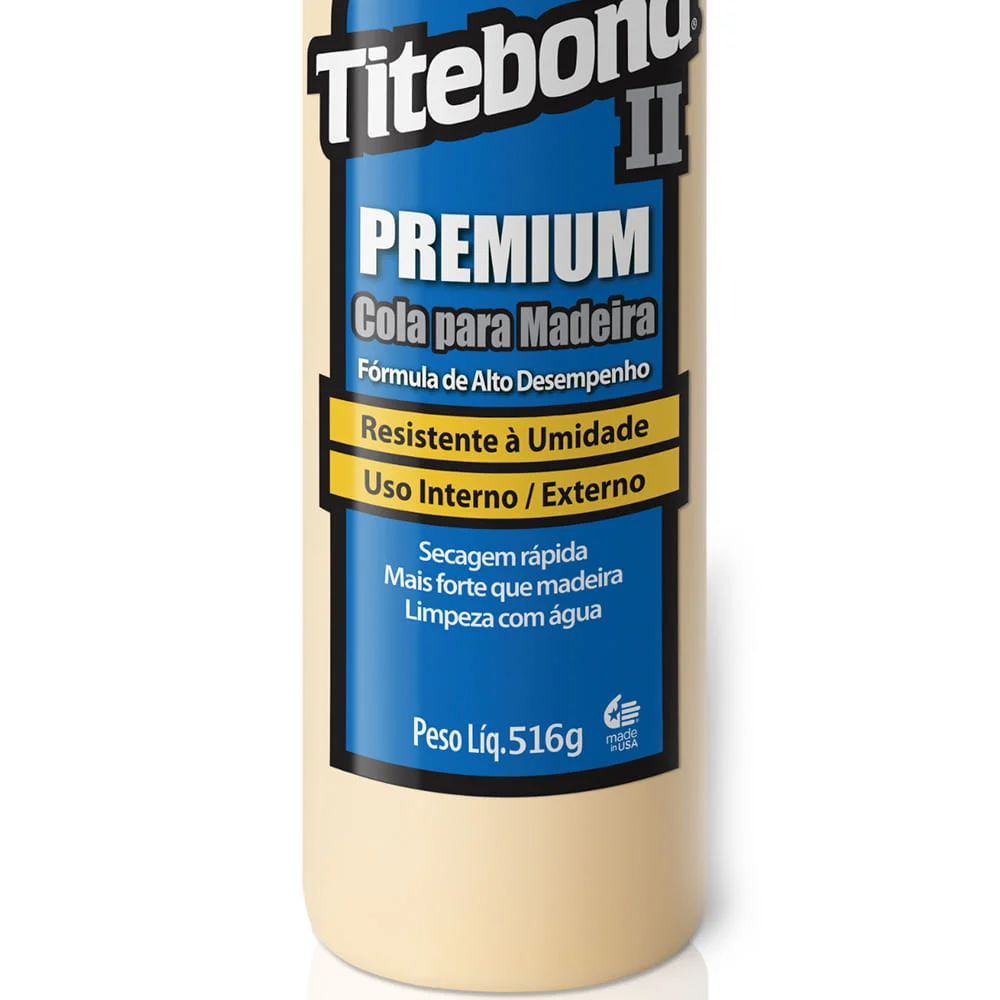 Kit 2 Colas para Madeira II Premium Wood Glue 473ml Titebond