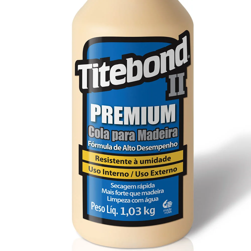 Kit 2 Colas para Madeira II Premium Wood Glue 946ml Titebond
