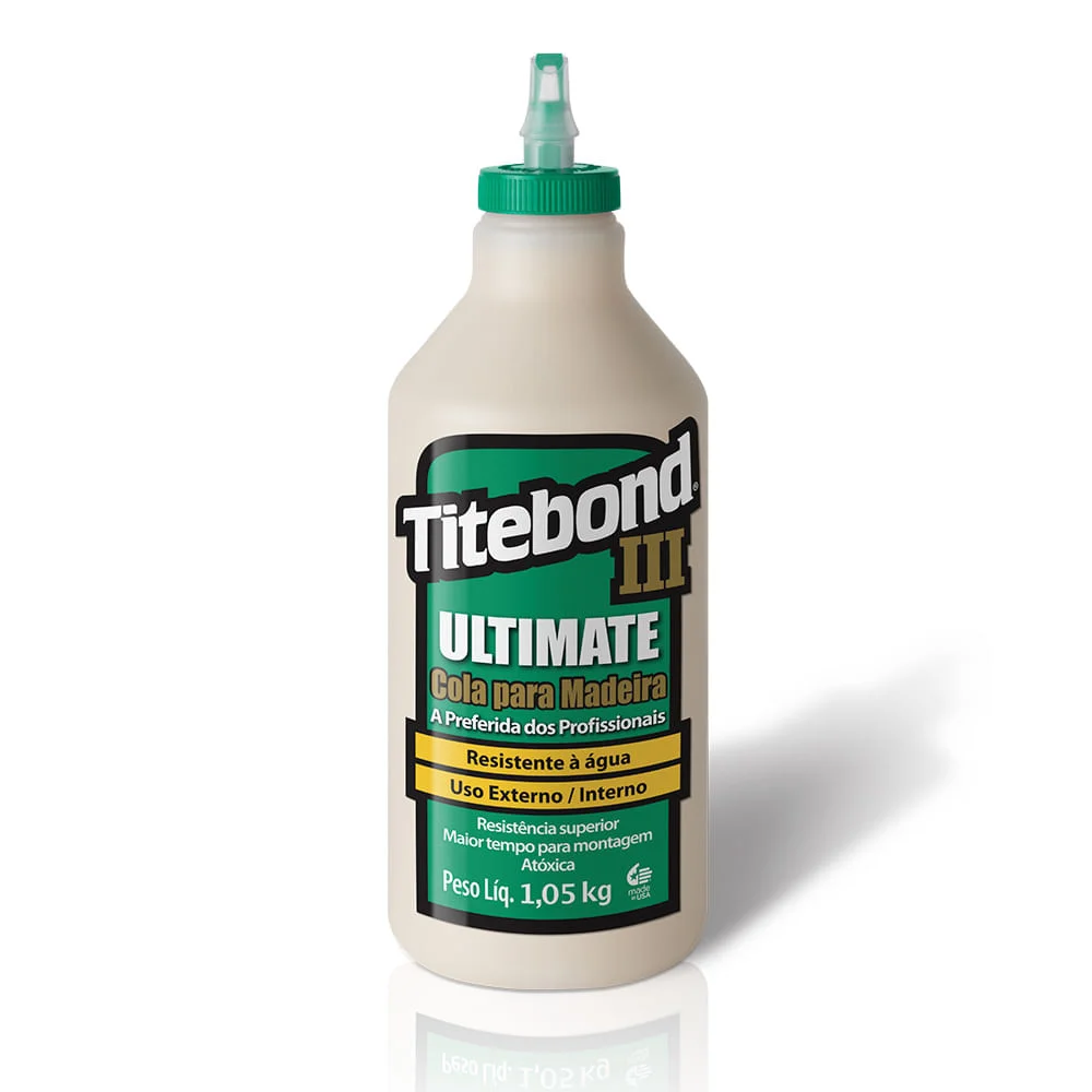 Kit 2 Colas para Madeira III Ultimate 946 ml e Pincel de Silicone Titebond